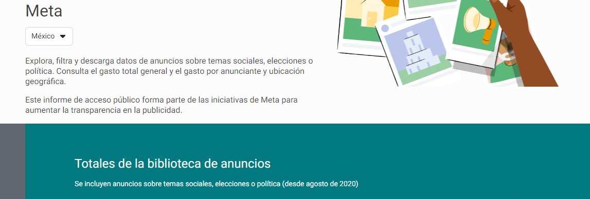A partir del  miércoles 22 de junio de 2022 Meta hará públicos datos de anuncios sobre temas sociales, elecciones o política en Guatemala, incluyendo el  gasto por anunciante y ubicación geográfica. (Foto Prensa Libre: Meta)