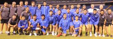 La Selección Sub 20 de Guatemala en el Estadio Olímpico Metropolitano de San Pedro Sula, Honduras. (Foto Prensa Libre: Fedefut)