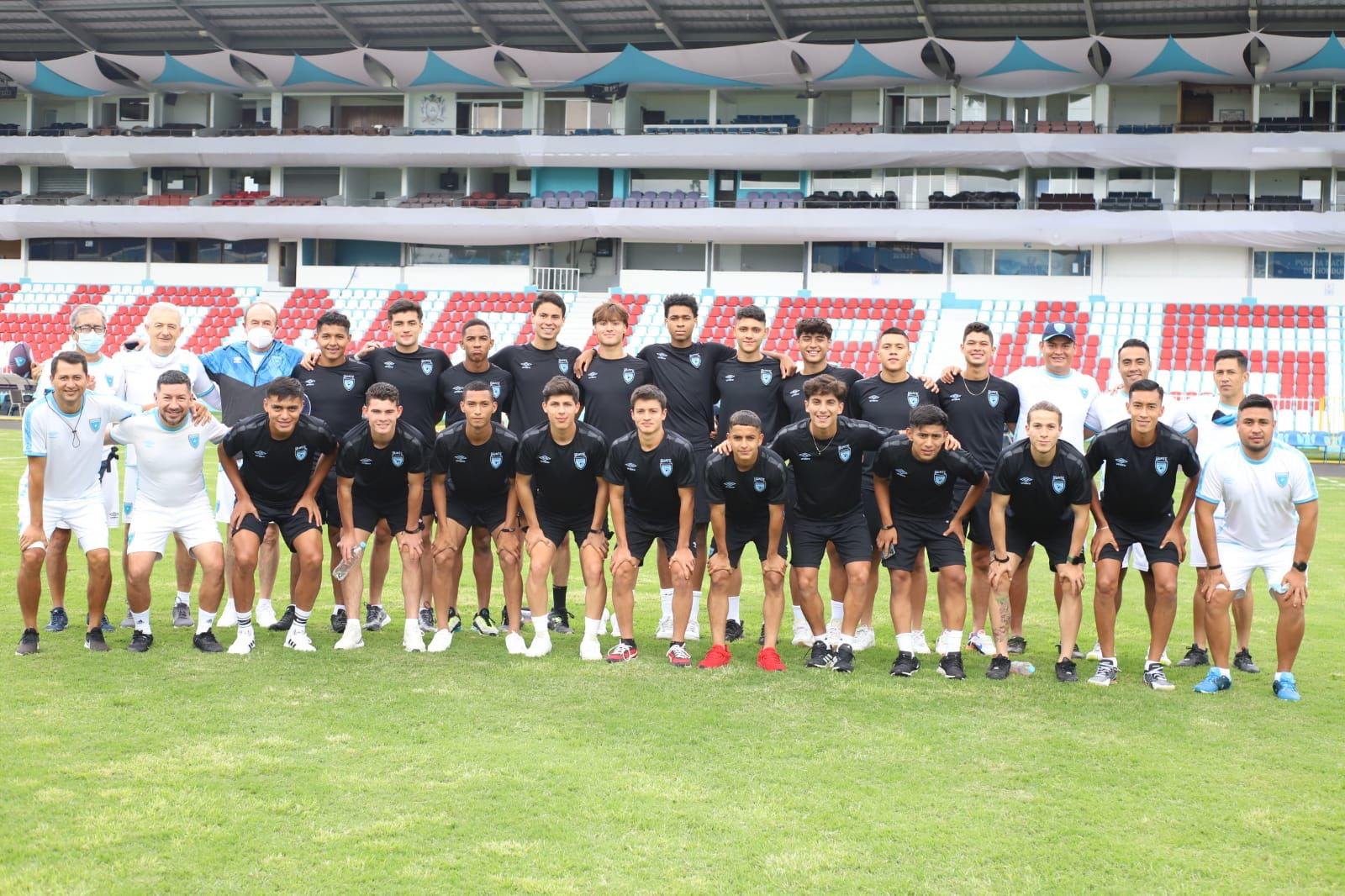 La Selección Sub-20 debutará ante El Salvador el próximo domingo. Foto Prensa Libre (Fedefut) 