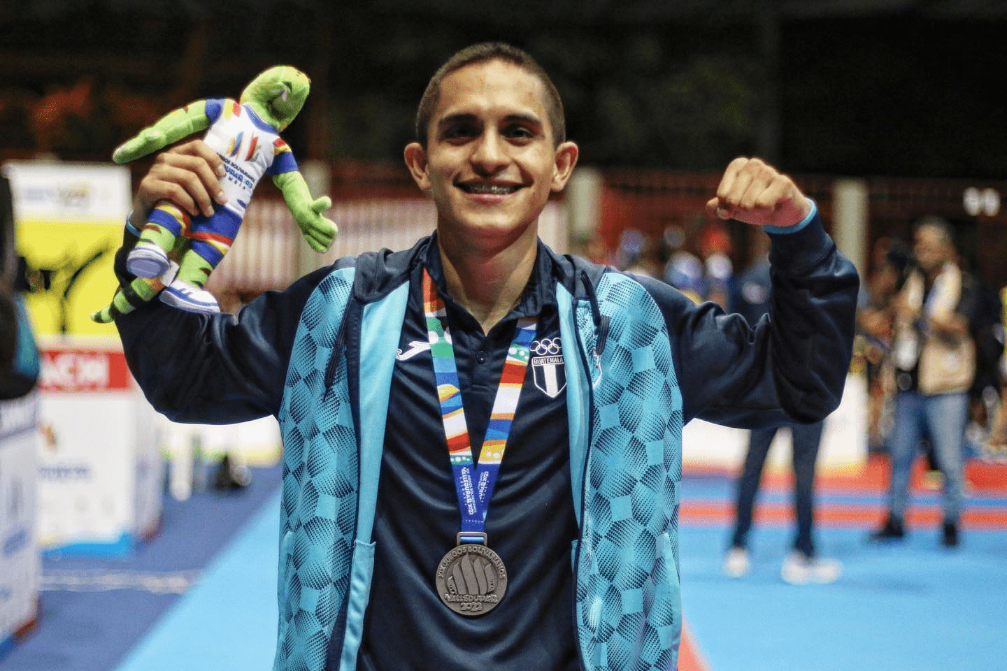 Guatemala conquistó seis medallas este domingo en Juegos Bolivarianos. Foto Prensa Libre (Comité Olímpico Guatemalteco)