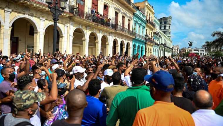 Protestas en Cuba