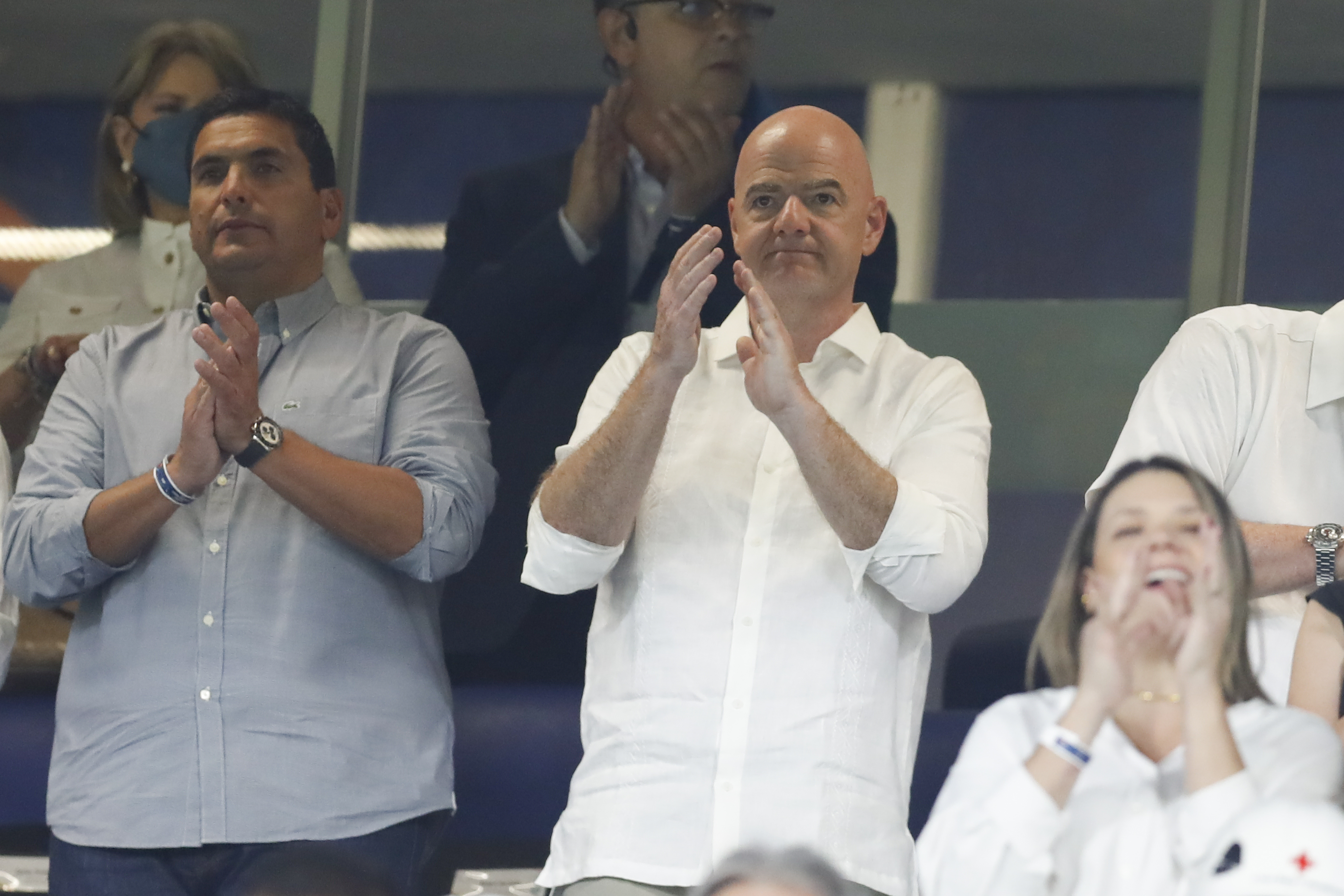 El presidente de la Fifa, Gianni Infantino, hará una visita por Centroamérica, y de esa cuenta estará en Guatemala el martes próximo. (Foto Prensa Libre EFE).