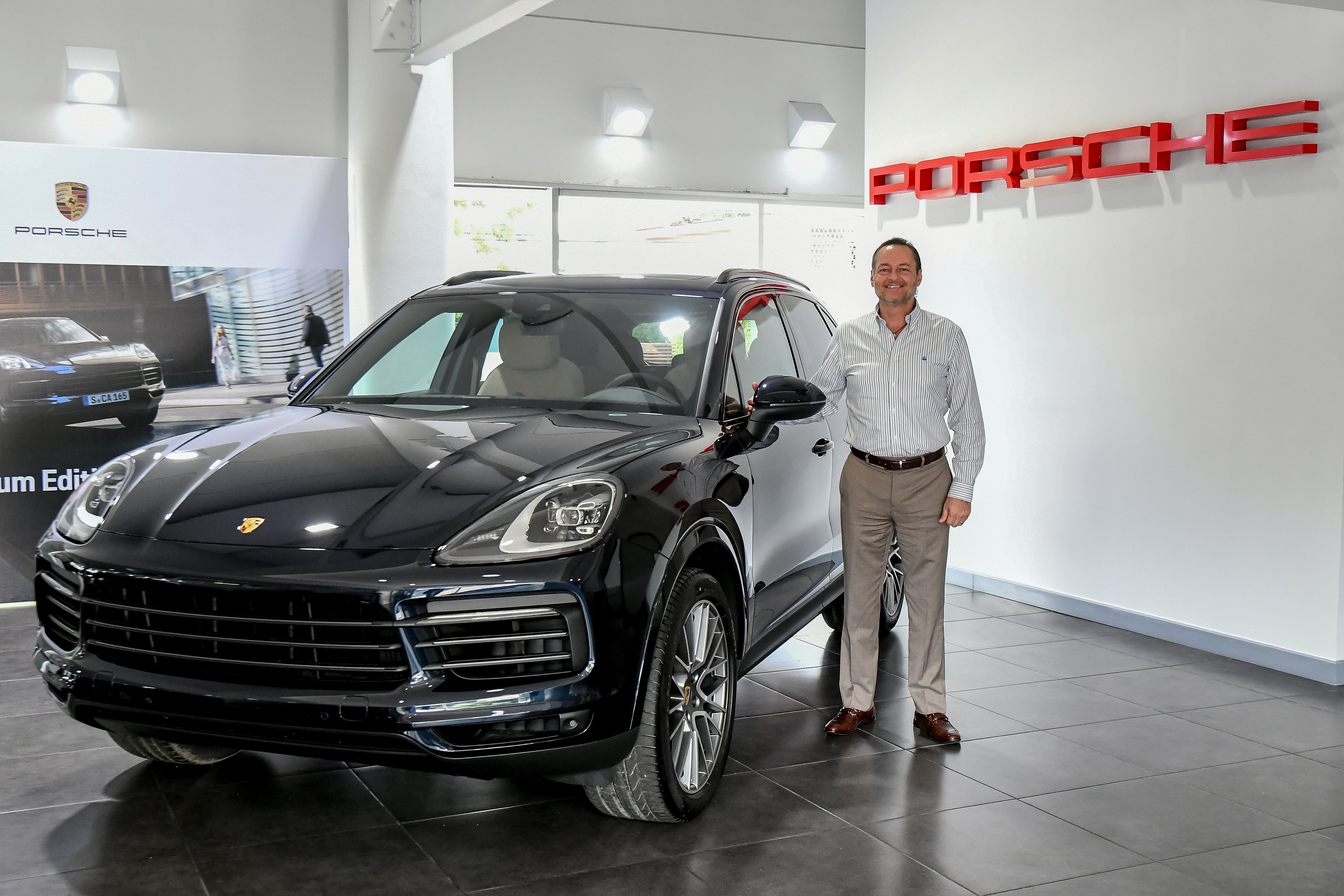 Miguel Castañeda, Gerente de Porsche en Guatemala. Foto Prensa Libre: Sergio Muñoz