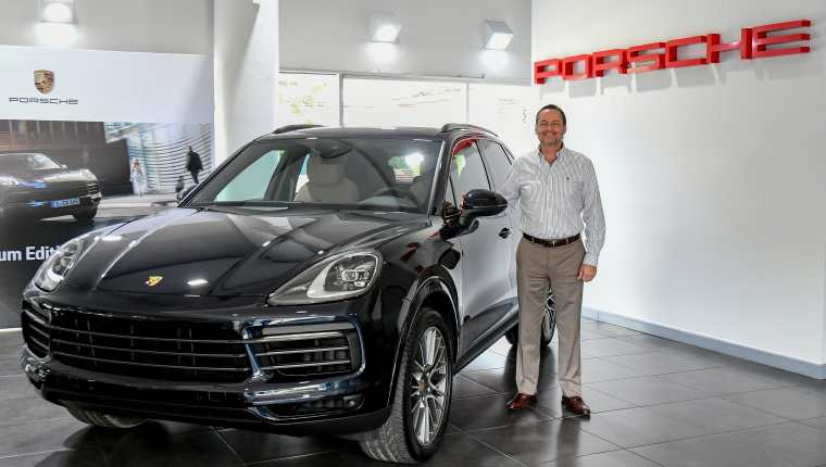Miguel Castañeda, Gerente de Porsche en Guatemala. Foto Prensa Libre: Sergio Muñoz