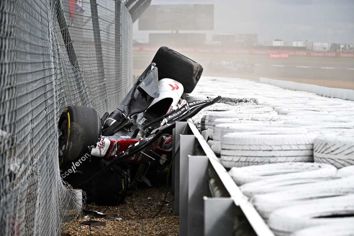 Video: Así fue el impactante accidente de Guanyu Zhou en el Gran Premio de Gran Bretaña en la Fórmula Uno