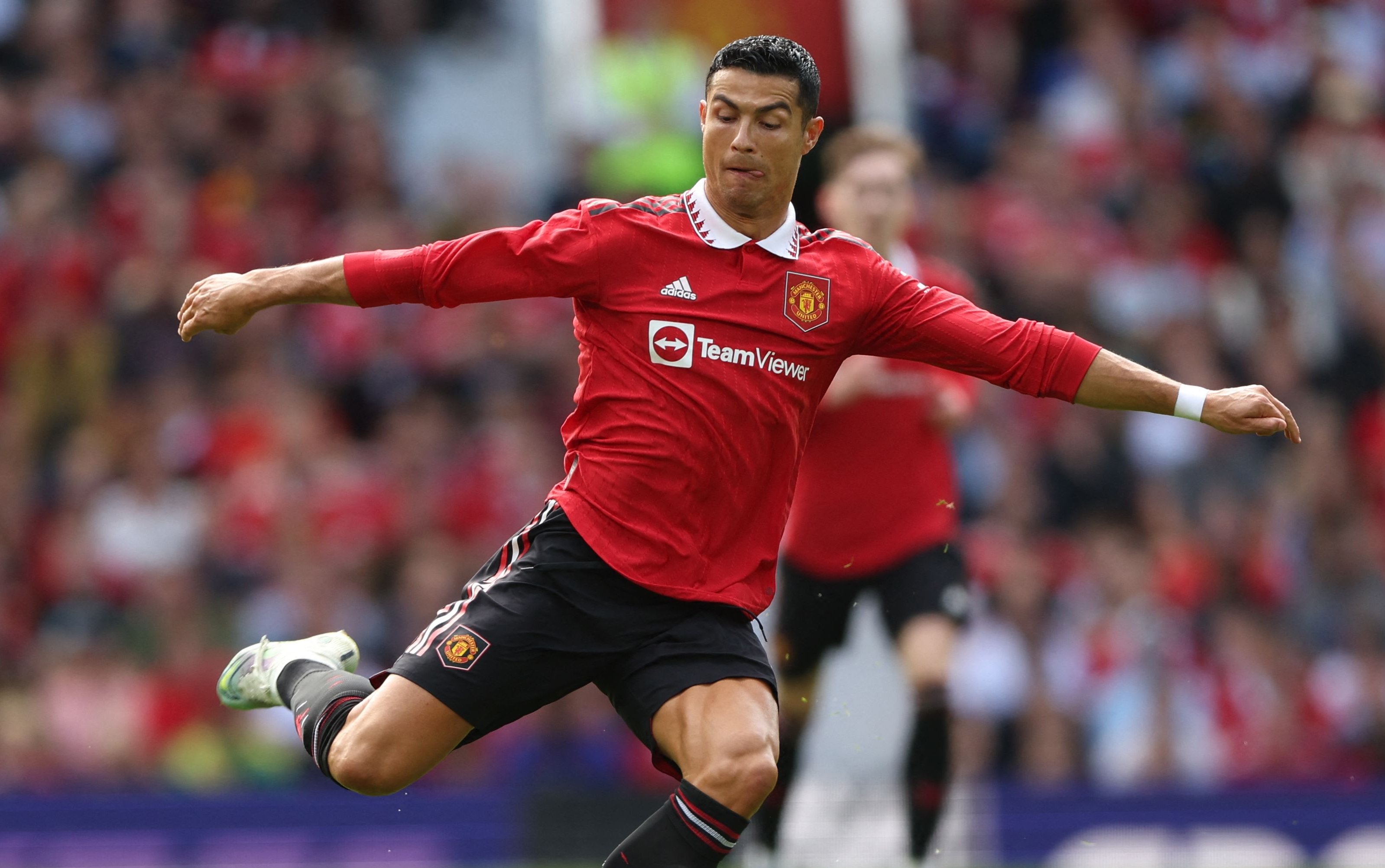 El delantero del Manchester United, Cristiano Ronaldo. (Foto Prensa Libre: AFP)