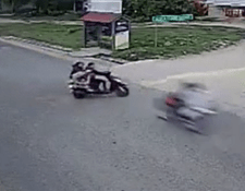 Accidente motos Huehuetenango