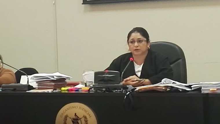 Jueza de Mayor Riesgo A, Claudette Domínguez en una audiencia. (Foto Prensa Libre: HemerotecaPL)

Juan Diego Gonzlez.  260421