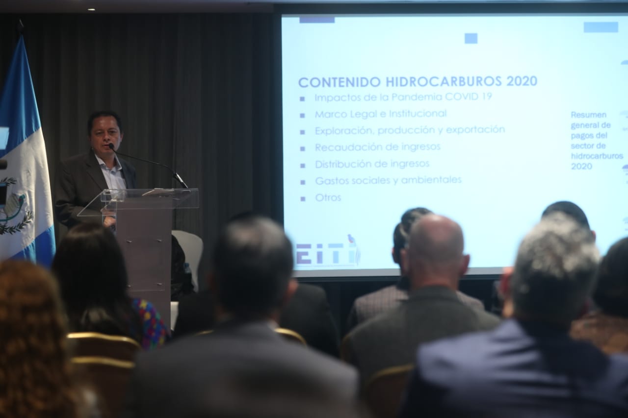 El Quinto Informe Nacional de la Iniciativa para la Transparencia de las Industrias Extractivas (EITI) Guatemala de los años 2018, 2019 y 2020, fue enviado a la organización internacional y divulgado en el país el 26 de julio. (Foto, Prensa Libre: Érick Ávila). 
