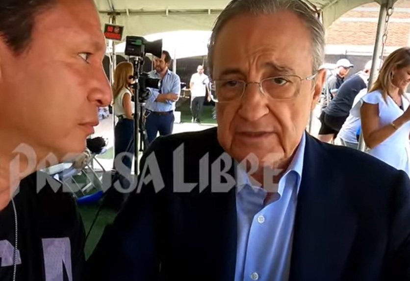 Video: El mensaje que Florentino Pérez envió a los guatemaltecos y fanáticos del Real Madrid desde Los Ángeles