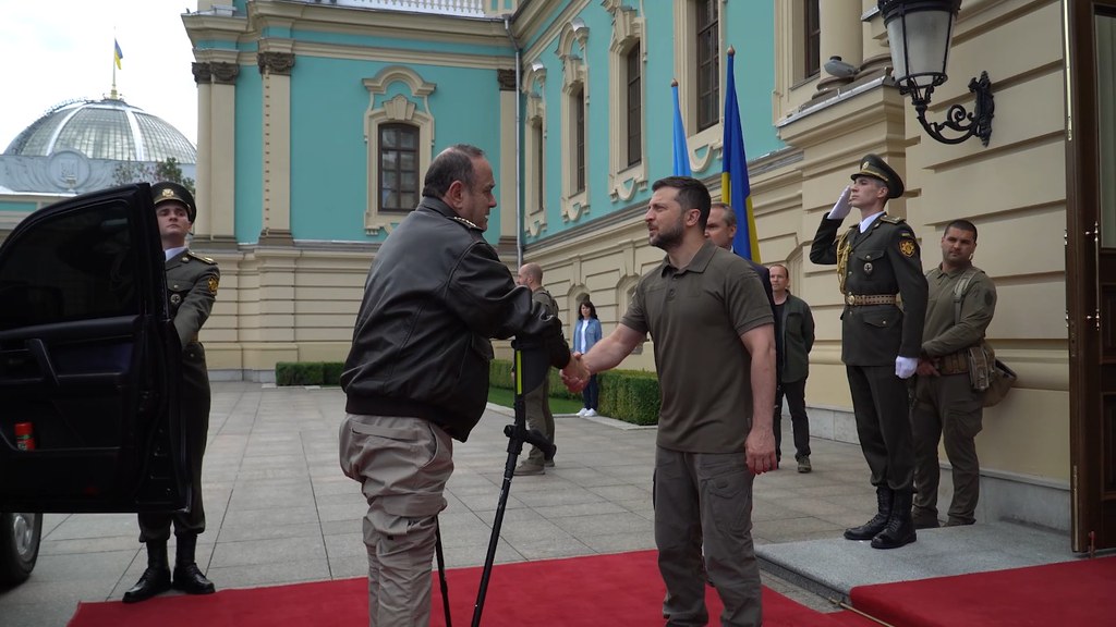 Alejandro Giammattei se encuentra en Ucrania por invitación que le hizo el presidente Volodimir Zelenski