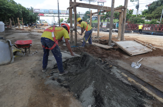 Hundimiento en Villa Nueva 