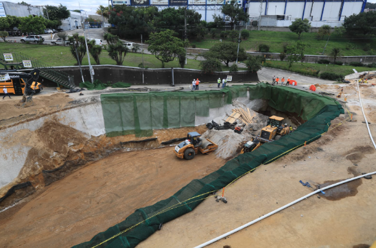 HUNDIMIENTO EN VILLA NUEVA