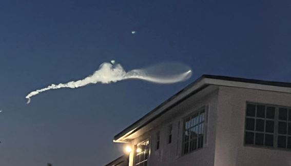 Objeto volador sobre el cielo de Florida