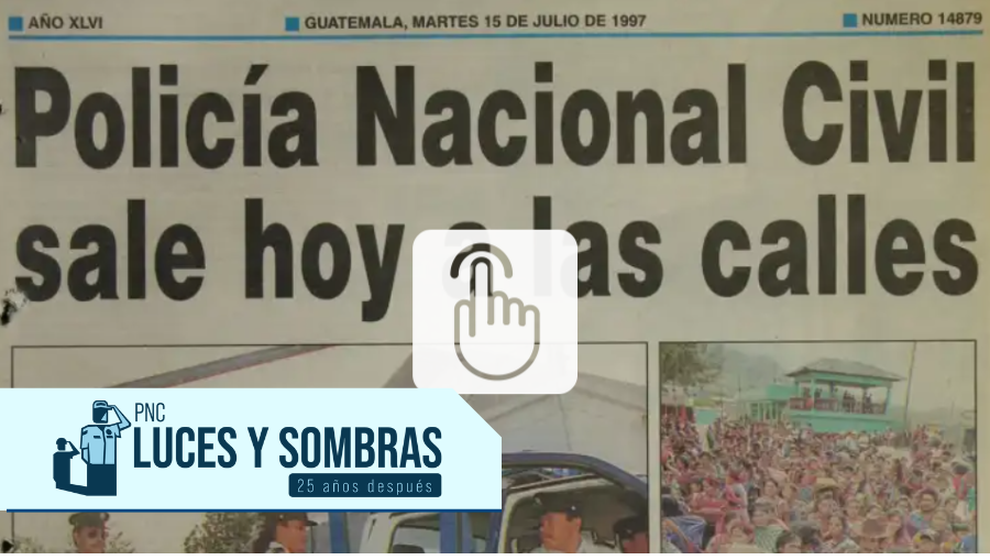 PNC cumple 25 años. (Foto Prensa Libre: Hemeroteca)