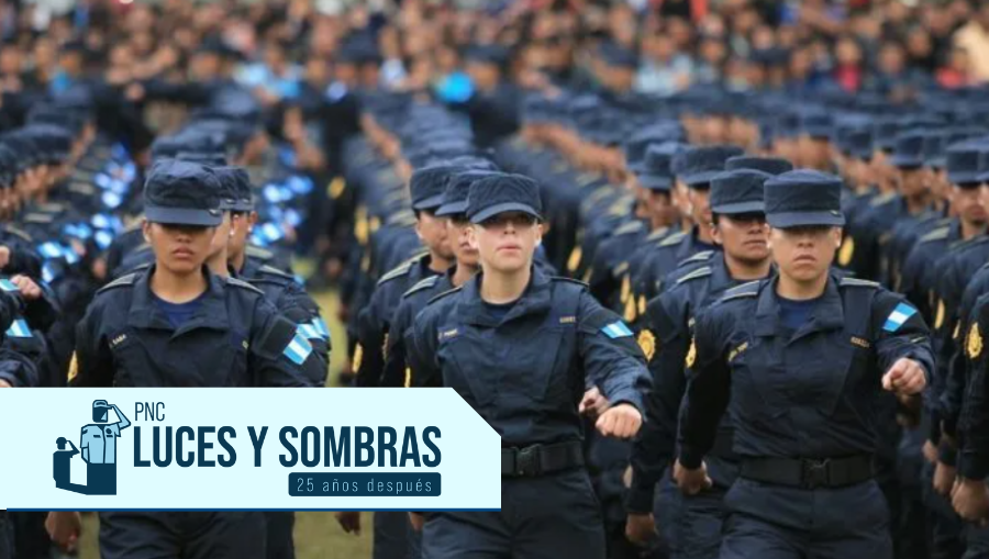 La Policía Nacional Civil cumplió el 17 de julio 25 años de servicio. Una historia de luces y sombras en la seguridad del país. (Foto Prensa Libre: Hemeroteca PL)