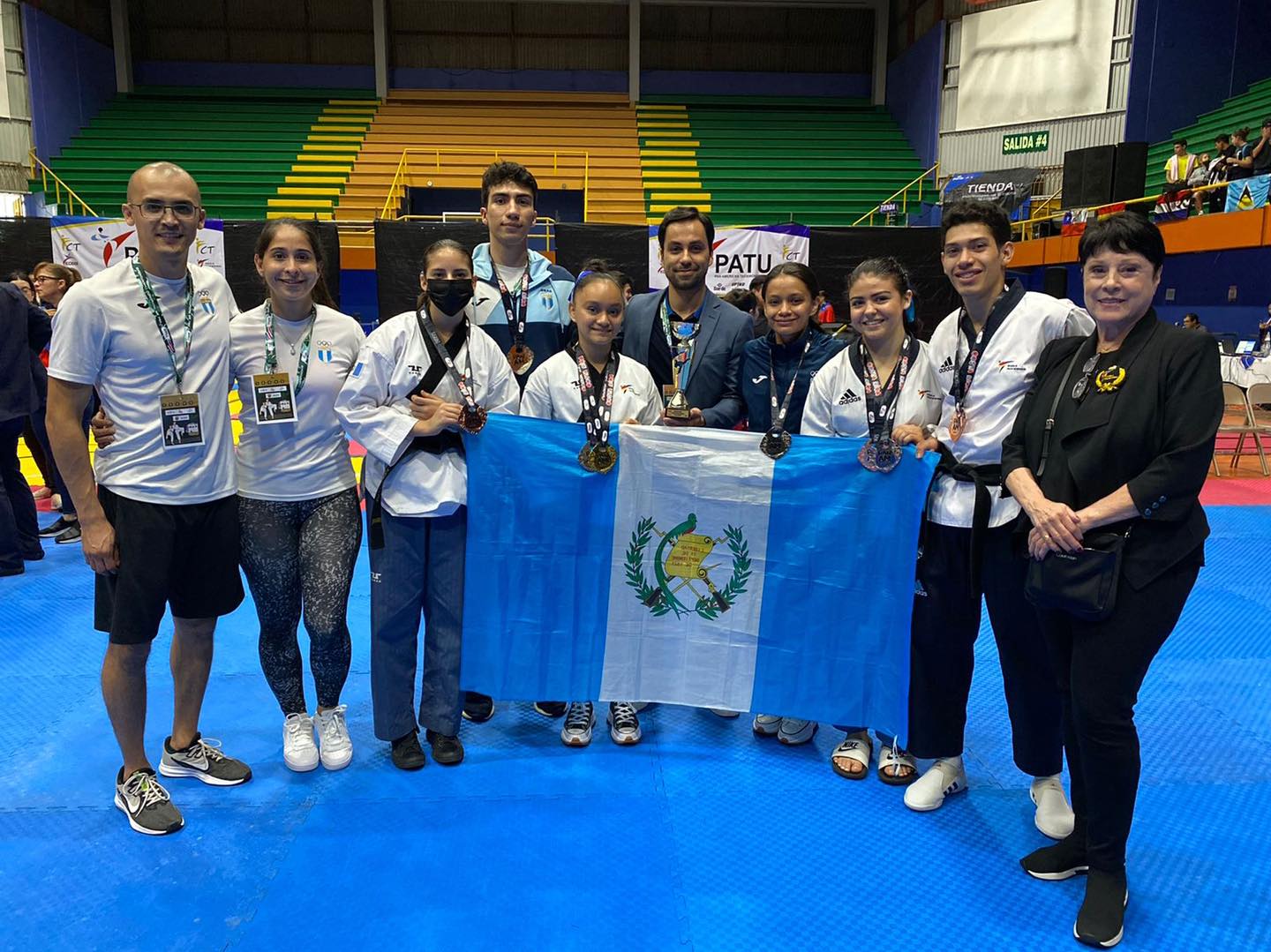 La Selección de Taekwondo destacó el fin de semana en el torneo internacional realizado en Heredia, Costa Rica. (Foto COG).