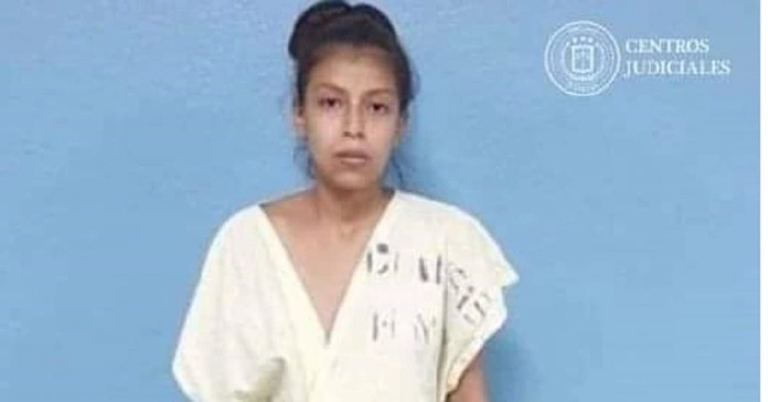 Lesly Ramírez fue condenada a 50 años de prisión por por homicidio agravado. (Foto: Prensa Libre Fiscalía de El Salvador)