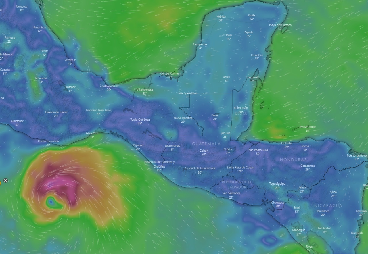 Huracán Bonnie: ya no representa peligro para Guatemala y se aleja de sus costas