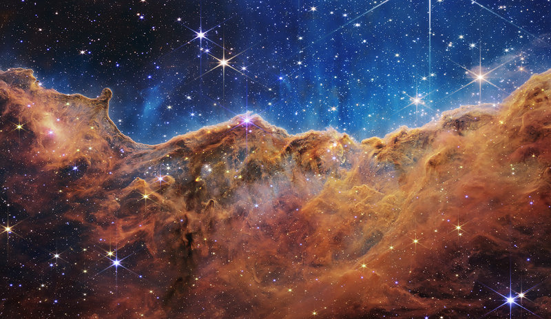 En una imagen sin fecha proporcionada por la Nasa, la ESA, la CSA y el STScI, la nebulosa Carina. (Foto Prensa Libre: Nasa, ESA, CSA y STScI vía The New York Times) 