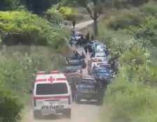 Gobernación dijo que hay al menos tres policías heridos en enfrentamiento. (Captura de video/PNC)