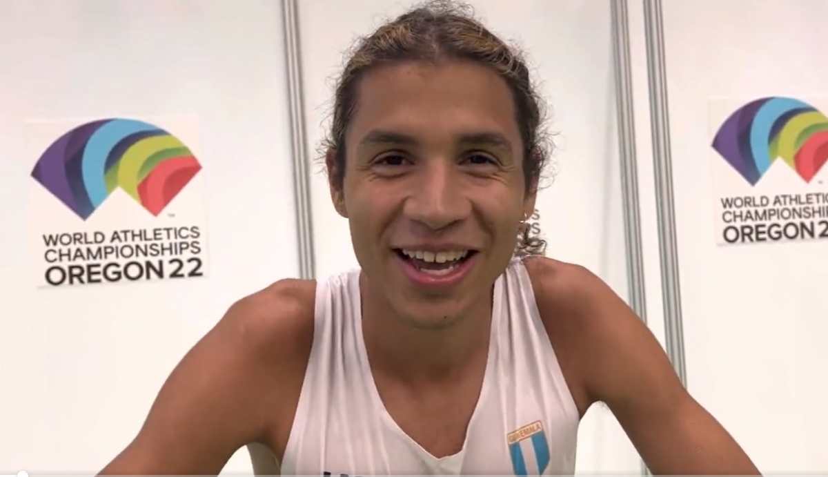Luis Grijalva: “Es un honor representar a 14 millones de guatemaltecos en el Mundial de Atletismo”