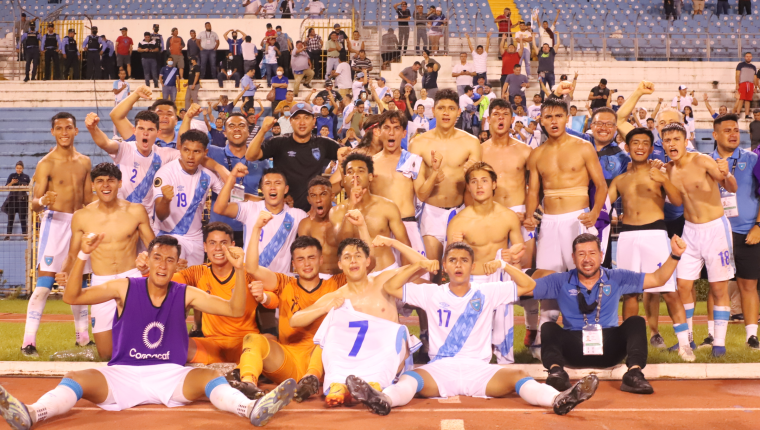 Guatemala clasificó a su segundo mundial en la categoría Sub-20. Foto Prensa Libre (Fedefut)