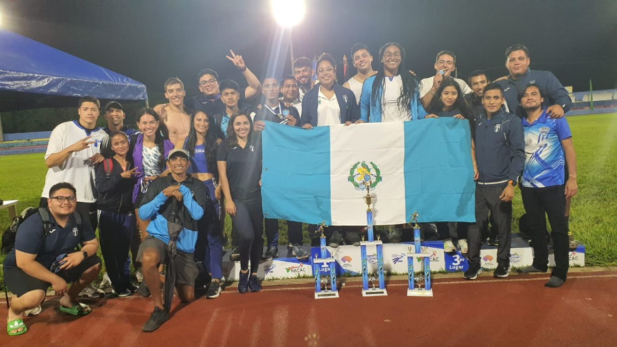 La delegación de Guatemala domina el Campeonato Centroamericano Mayor de Atletismo de Nicaragua