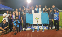 Guatemala dominó el evento centroamericano. Foto Prensa Libre (Federación de Atletismo de Guatemala)