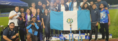 Guatemala dominó el evento centroamericano. Foto Prensa Libre (Federación de Atletismo de Guatemala)