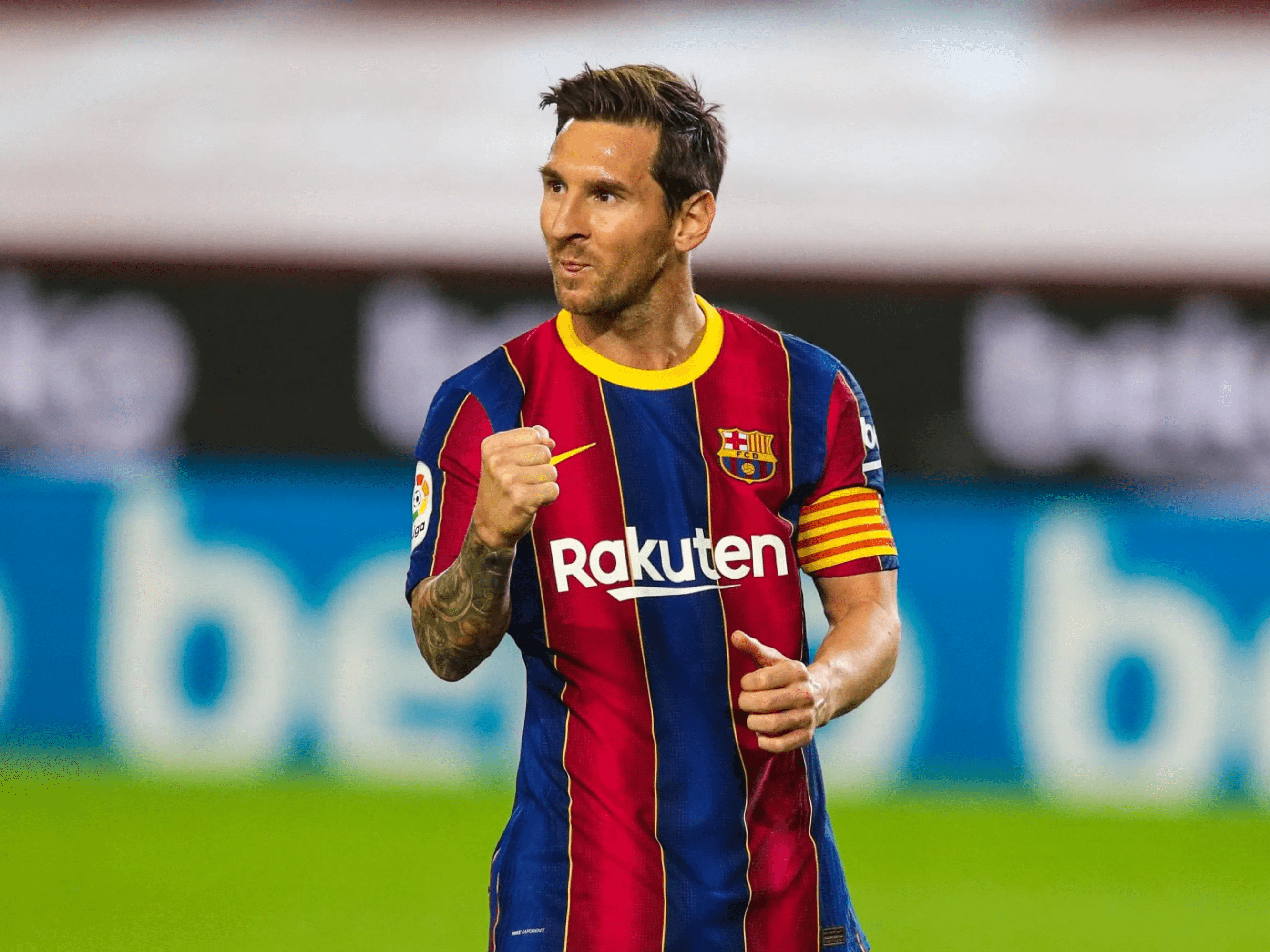Lionel Messi con la camiseta del FC Barcelona. Foto Prensa Libre (Redes)