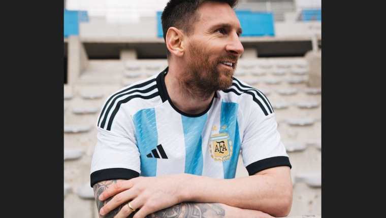 Lionel Messi, la máxima figura de la selección argentina. (Foto Prensa Libre: @argentina)