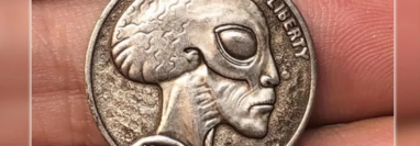 Dinero extraterrestre: la polémica que se ha generado luego que un hombre publicó hallazgo de monedas con rostros alienígenas en Estados Unidos