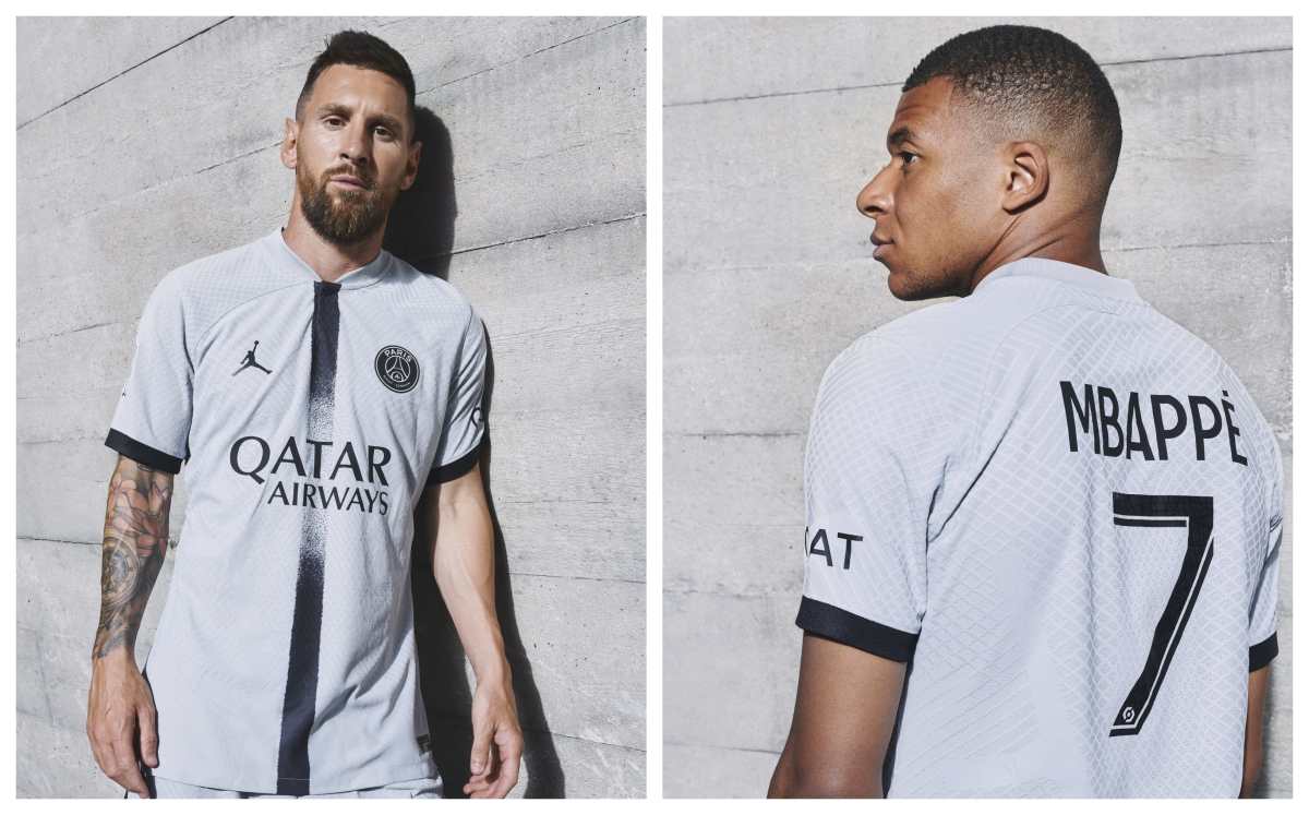 Sin Neymar, el PSG presenta su nueva camiseta con Messi y Mbappé como figuras