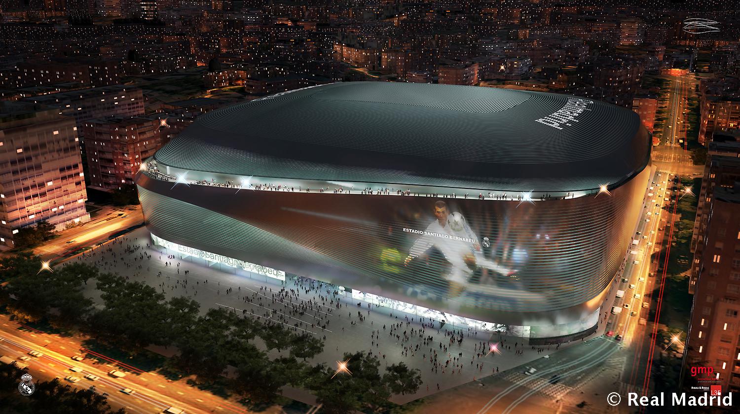 El Santiago Bernabéu, será el escenario más moderno del mundo. (Foto Prensa Libre: Real Madrid)
