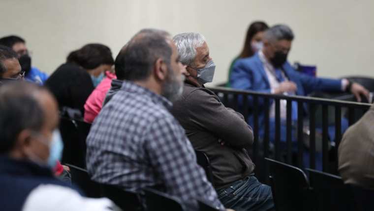 Continúa el juicio por el Caso La Línea. (Foto Prensa Libre: Erick Ávila)