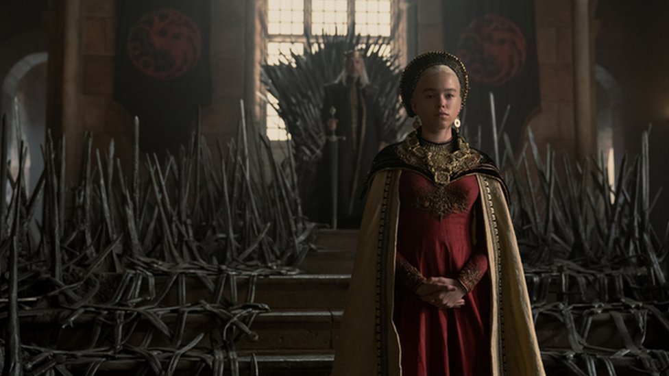 Emma D'aArcy en su rol de Rhaenyra Targaryen.