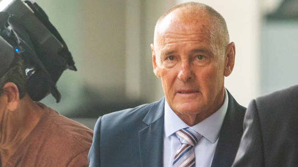 Chris Dawson en la Corte Suprema de Nueva Gales del Sur. GETTY IMAGES