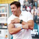 Los Angeles (United States), 02/08/2022.- Joseph Baena, Arnold Schwarzenegger' son, attends the premiere of the movie 'Bullet Train' at the Regency Village Theater in Los Angeles, California, USA, 01 August 2022. The movie will be released in US theaters on 05 August 2022. (Cine, Estados Unidos) EFE/EPA/CAROLINE BREHMAN