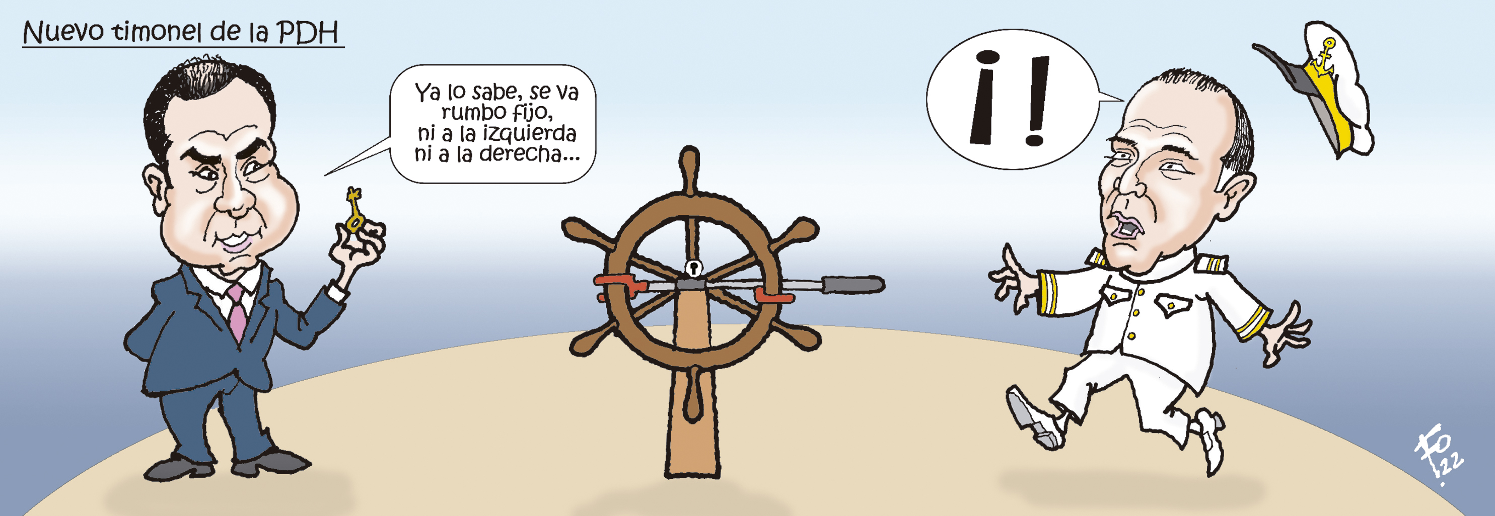 Personajes: Aníbal Rojas y José Alejandro Córdova.