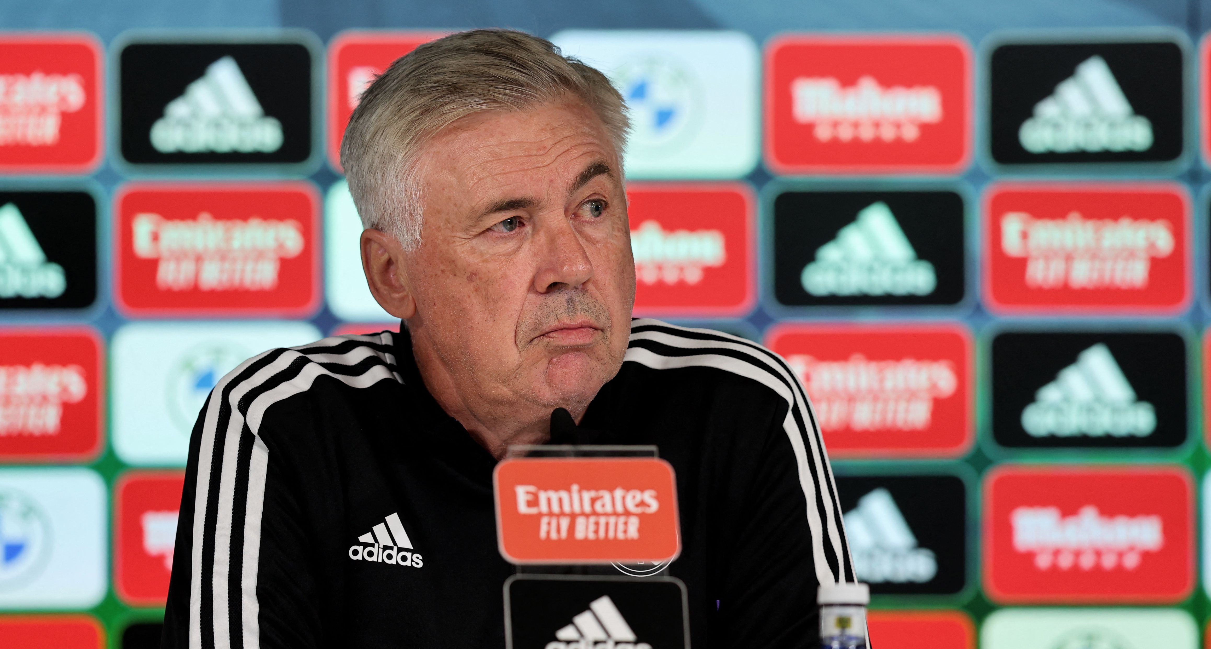 El técnico italiano, Carlo Ancelotti, se ha mostrado muy motivado y confiado de su actual plantilla. (Foto Prensa Libre: AFP)