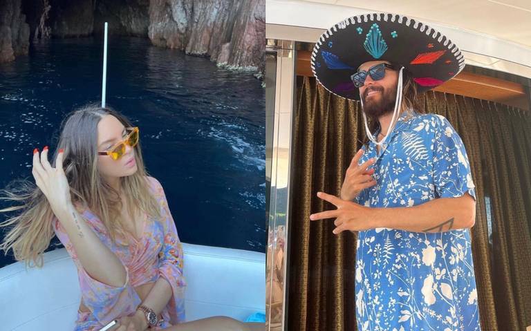 Las vacaciones de Belinda con Jared Leto dieron de qué hablar en las redes sociales. (Foto Prensa Libre: @belindapop/Instagram)