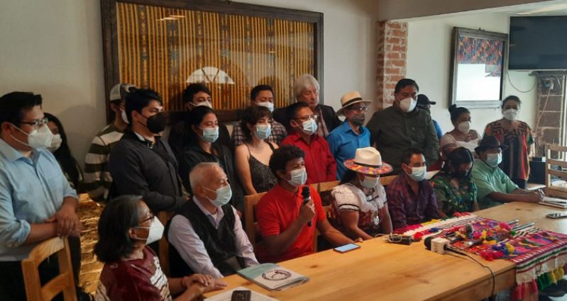 Representantes de organizaciones anuncian manifestaciones en Guatemala debido a los últimos acontecimientos. (Foto Prensa Libre: Cortesía La Red)
