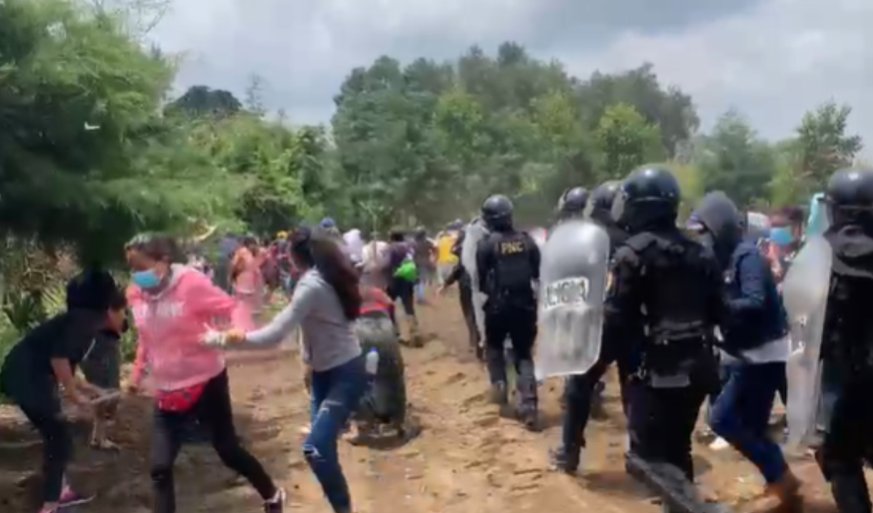 Disturbios en Parramos