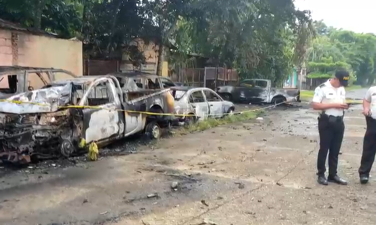 Qué detalles han dado las autoridades sobre la quema de vehículos y toma de sede policial en El Estor
