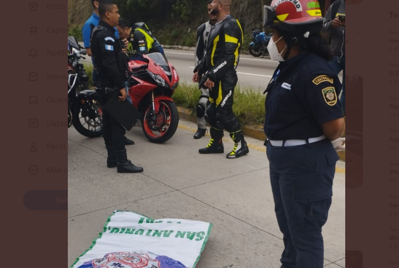 Inacif identifica y revela causa de la muerte de joven que murió en accidente de motocicleta en la ruta al Atlántico