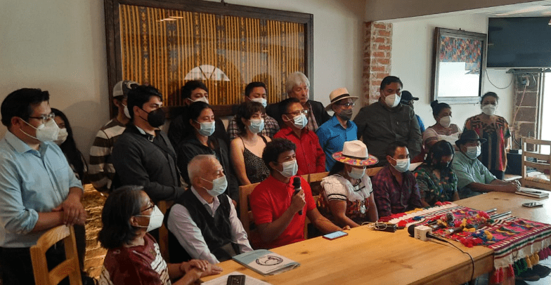 Representantes de organizaciones anuncian manifestaciones en Guatemala debido a los últimos acontecimientos. (Foto Prensa Libre: Cortesía La Red) 