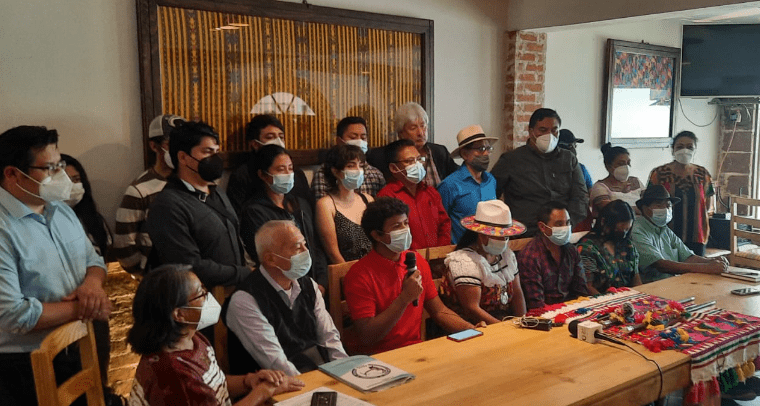 Representantes de organizaciones anuncian manifestaciones en Guatemala debido a los últimos acontecimientos. (Foto Prensa Libre: Cortesía La Red) 