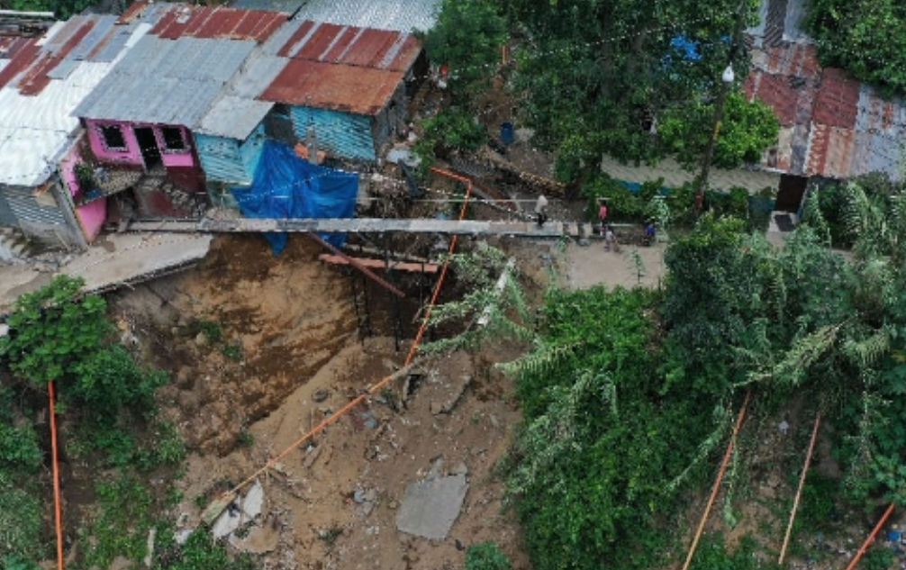 Áreas en riesgo en Villa Nueva