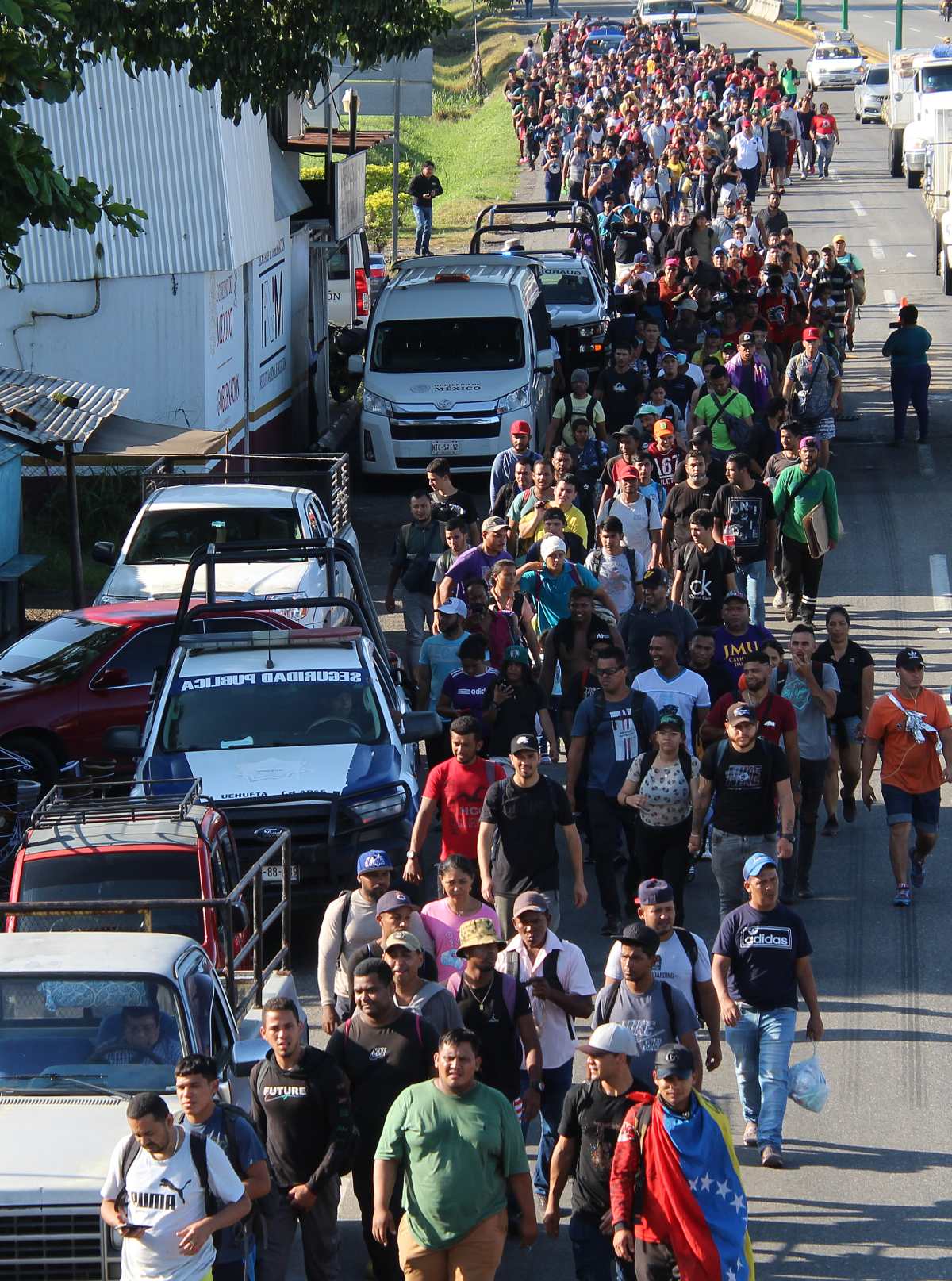 Crisis migratoria: sale otra caravana desde el sur de México, con al menos 1 mil personas
